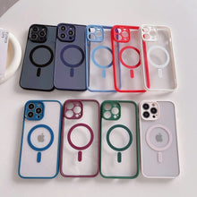 Charger l'image dans la galerie, Coque pour iPhone Transparent Compatible MagSafe
