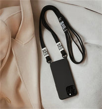 Charger l'image dans la galerie, Coque Souple en Silicone  avec Lanière pour iPhone Protection et Style Réunis