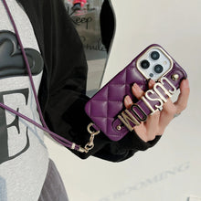 Charger l'image dans la galerie, Coque personnalisées en cuir de luxe pour iPhone