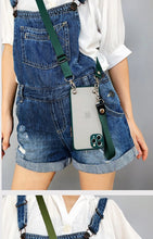 Charger l'image dans la galerie, Coque Silicone Transparente avec Collier à bandoulière pour iPhone