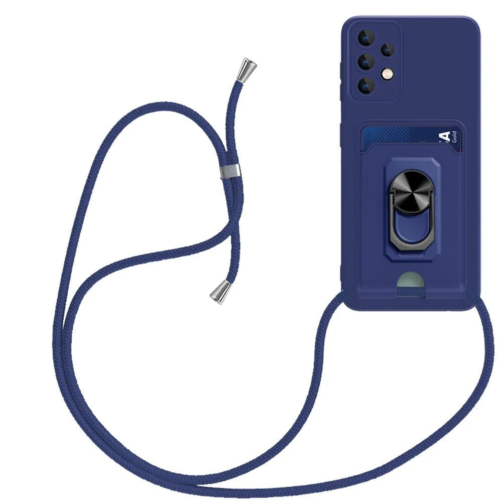Coque en Silicone avec porte-anneau magnétique pour Samsung