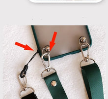 Charger l'image dans la galerie, Coque Silicone Transparente avec Collier à bandoulière pour iPhone