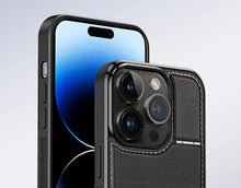 Charger l'image dans la galerie, Coque Cuir PU MagSafe - Fente Carte pour iPhone