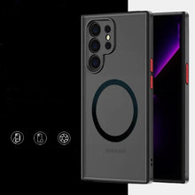Charger l'image dans la galerie, Coque avec Dos Transparent MagSafe pour Samsung série S24