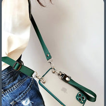 Charger l'image dans la galerie, Coque Silicone Transparente avec Collier à bandoulière pour iPhone