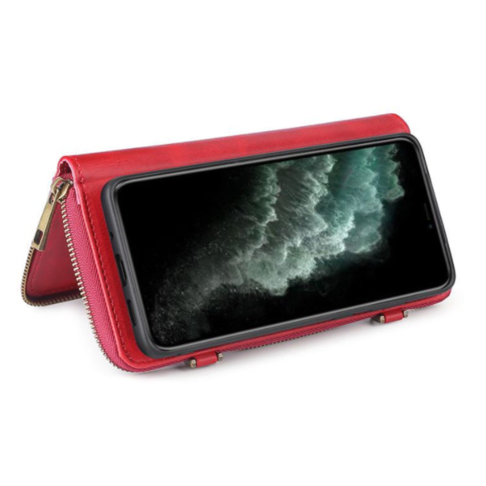 Funda de cuero con tapa para iPhone