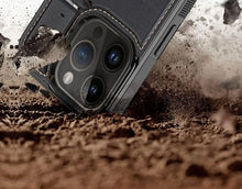 Charger l'image dans la galerie, Coque Cuir PU MagSafe - Fente Carte pour iPhone