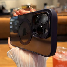 Charger l'image dans la galerie, Coque pour iPhone Transparent Compatible MagSafe