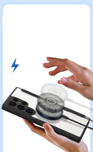 Charger l'image dans la galerie, Étui Magsafe Portefeuille en Cuir Véritable pour Samsung