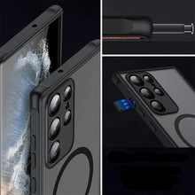 Charger l'image dans la galerie, Coque avec Dos Transparent MagSafe pour Samsung série S24