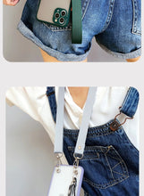 Charger l'image dans la galerie, Coque Silicone Transparente avec Collier à bandoulière pour iPhone