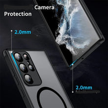 Charger l'image dans la galerie, Coque avec Dos Transparent MagSafe pour Samsung série S24