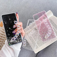 Charger l'image dans la galerie, Coque de luxe avec chaîne scintillante pour Samsung
