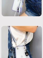 Charger l'image dans la galerie, Coque Silicone Transparente avec Collier à bandoulière pour iPhone