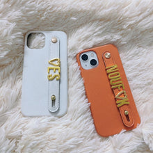 Charger l'image dans la galerie, Coque personnalisées en cuir pour iPhone