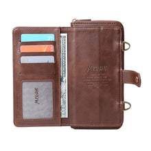 Charger l'image dans la galerie, Étui à rabat en cuir pour iPhone