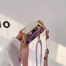 Charger l'image dans la galerie, Coque Bandoulière Silicone Plaqué pour Samsung