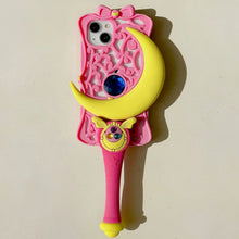 Charger l'image dans la galerie, Coque de téléphone Cartoon Star Moon Stick Hollow