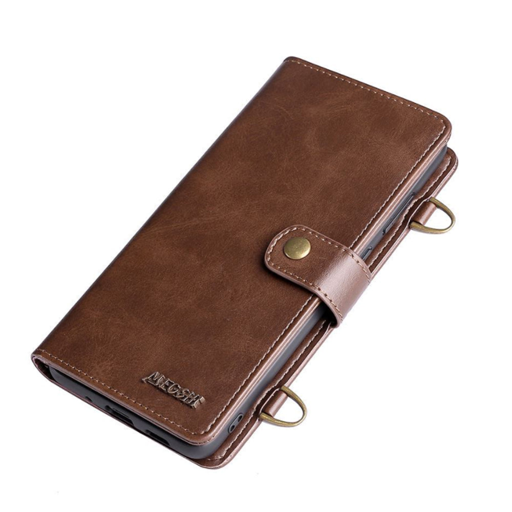 Funda de cuero con tapa para iPhone