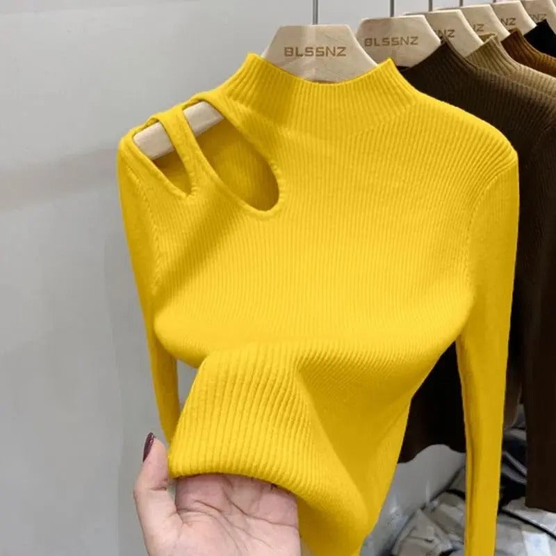 Pull à Col Roulé pour Femme – Douceur et Chaleur Inégalées