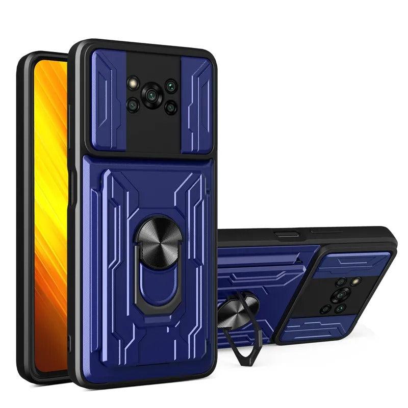 Coque de Téléphone Antichoc avec Fente pour Carte pour Xiaomi