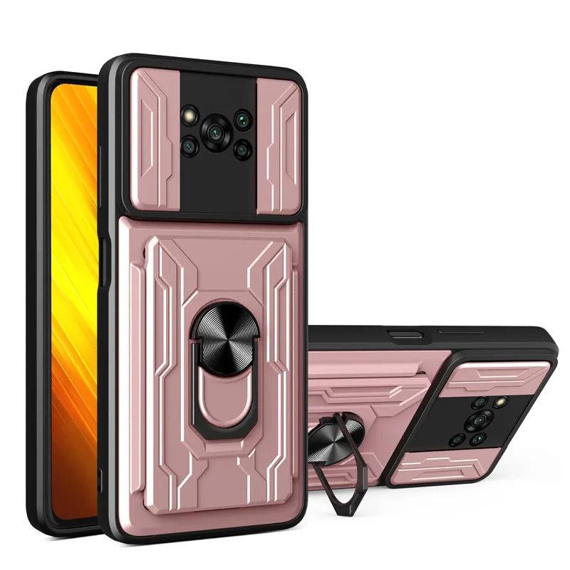 Coque de Téléphone Antichoc avec Fente pour Carte pour Xiaomi