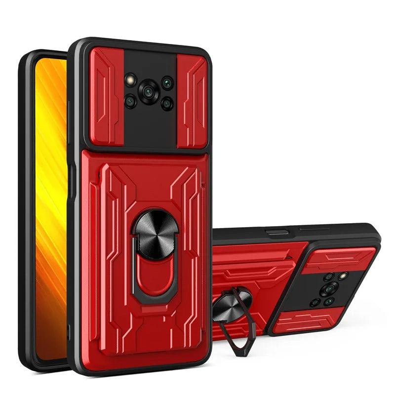 Coque de Téléphone Antichoc avec Fente pour Carte pour Xiaomi