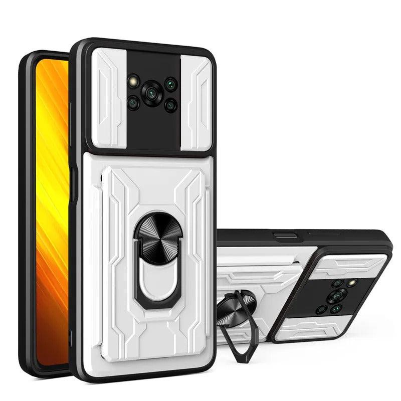 Coque de Téléphone Antichoc avec Fente pour Carte pour Xiaomi