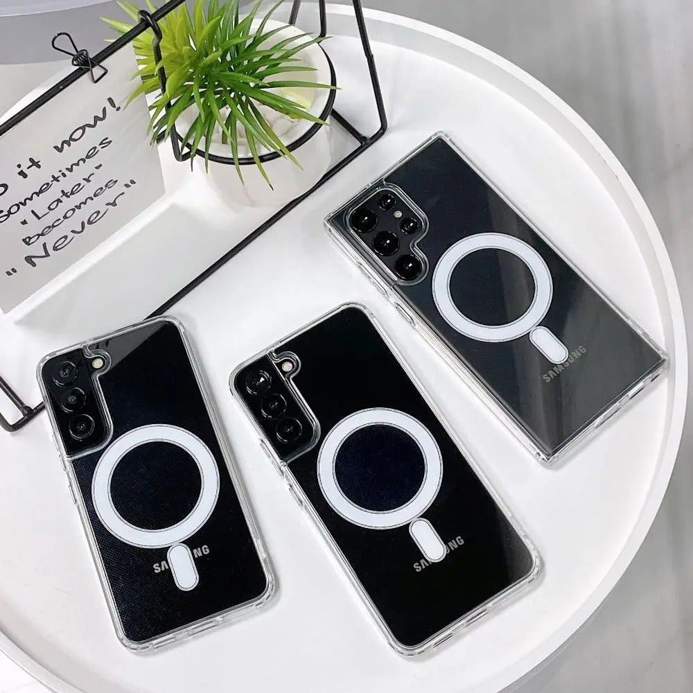 Coque Transparente MagSafe pour Samsung série S24