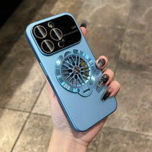 Charger l'image dans la galerie, Coque Matte PC avec Support Gyroscope pour iPhone