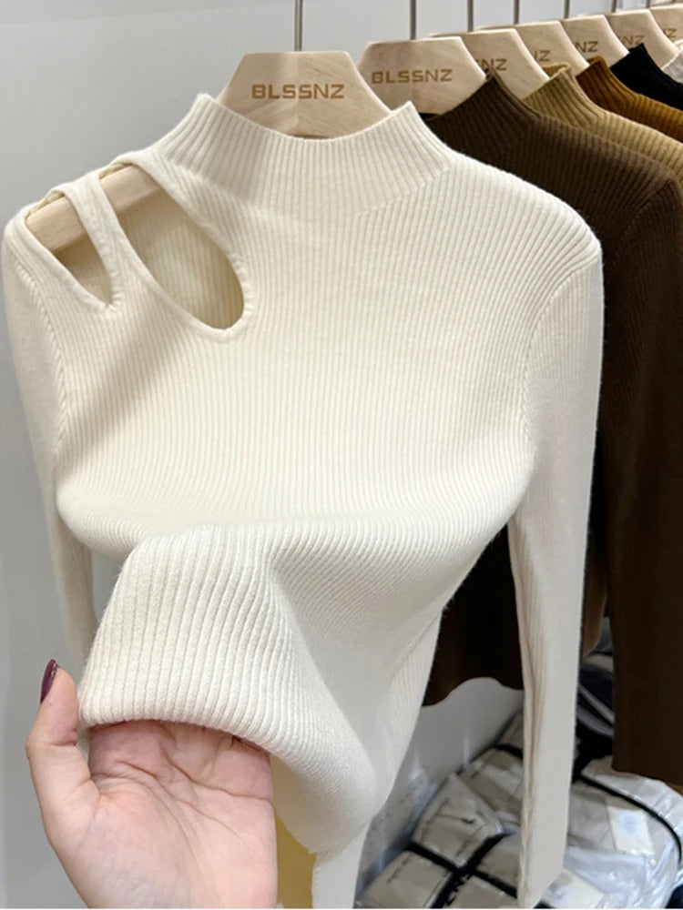 Pull à Col Roulé pour Femme – Douceur et Chaleur Inégalées