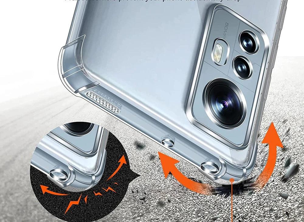 Coque de Téléphone Transparente en Silicone TPU pour Xiaomi