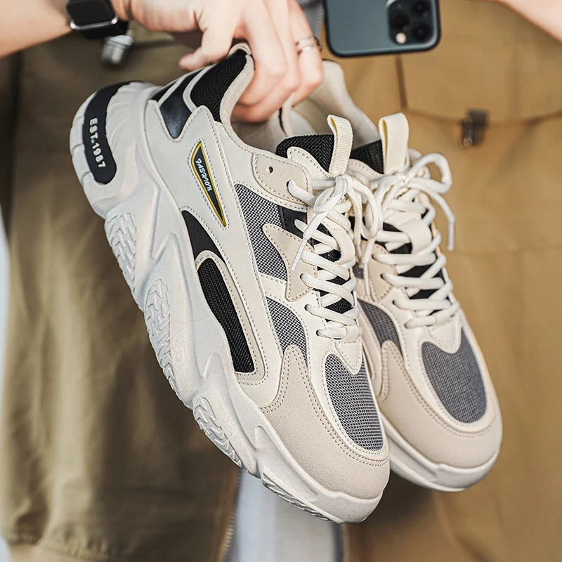 Chaussures de Sport Décontractées Respirantes à Lacets en Maille pour Hommes
