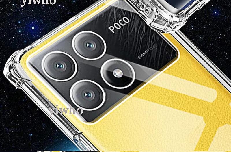 Coque de Téléphone Transparente en Silicone TPU pour Xiaomi