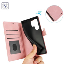 Charger l'image dans la galerie, Étui de Téléphone en Cuir avec Porte-Cartes pour Samsung série S24