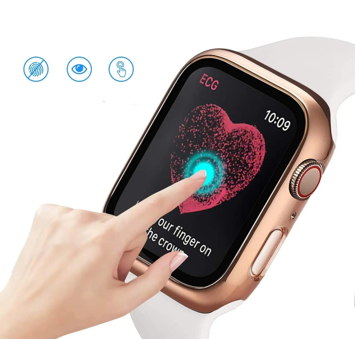 Coque de protection d'écran pour Apple Watch