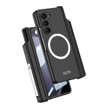 Charger l'image dans la galerie, Coque à Charnière Magnétique avec Porte-Stylo et Support de Déclinaison pour Samsung Galaxy Z Fold 5 – Compatible MagSafe