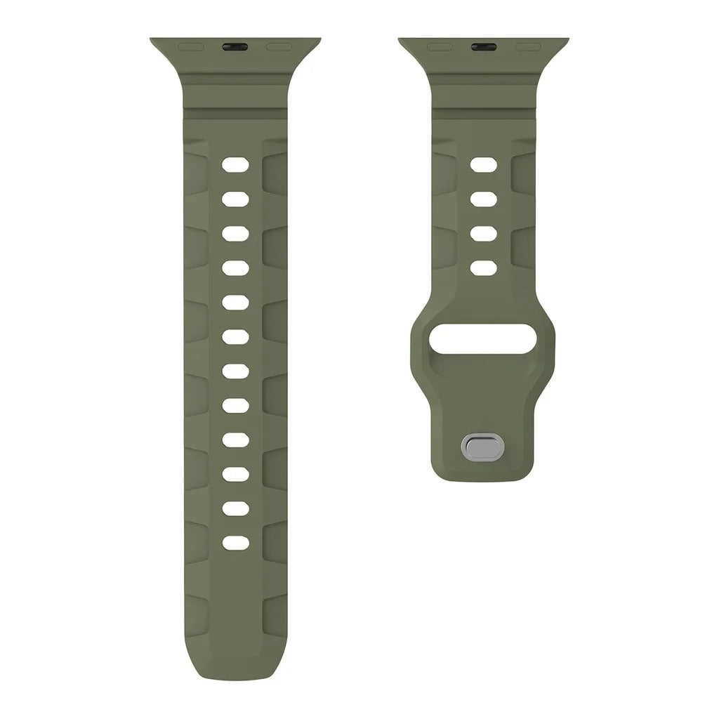 Bracelet en silicone Compatible avec Apple Watch