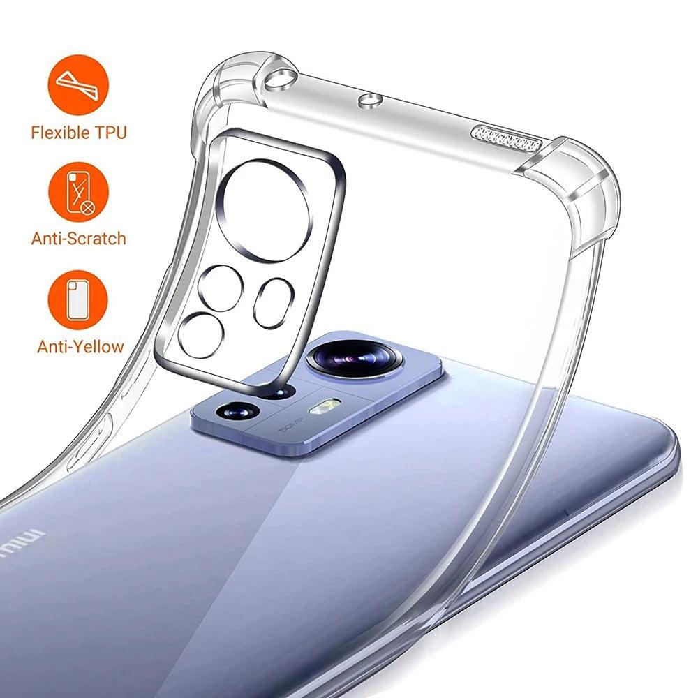 Coque de Téléphone Transparente en Silicone TPU pour Xiaomi