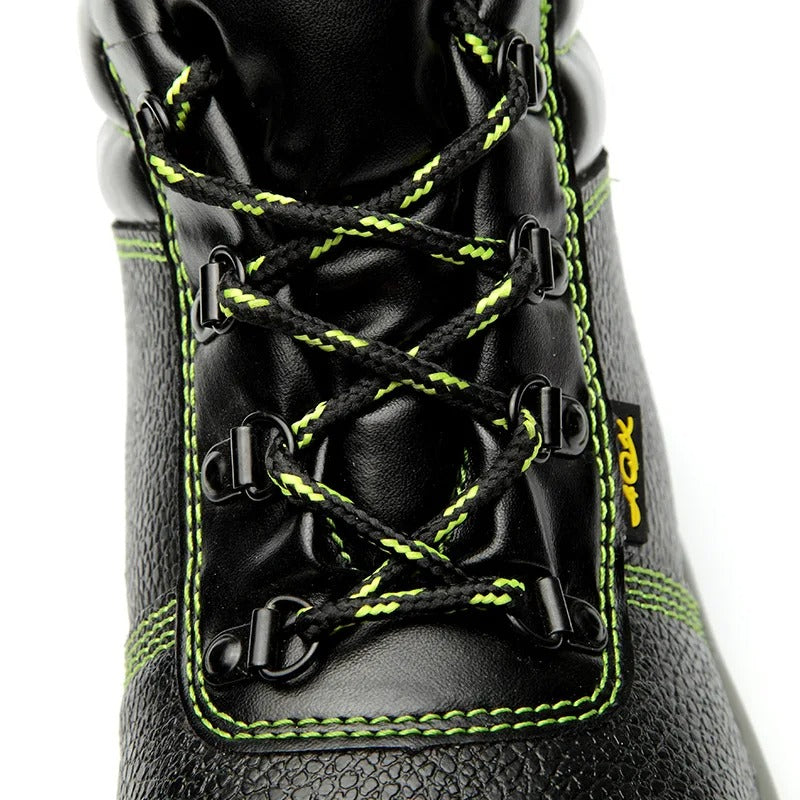 Chaussure de sécurité d'Hiver en Cuir avec Embout en Acier, Anti-Perforation