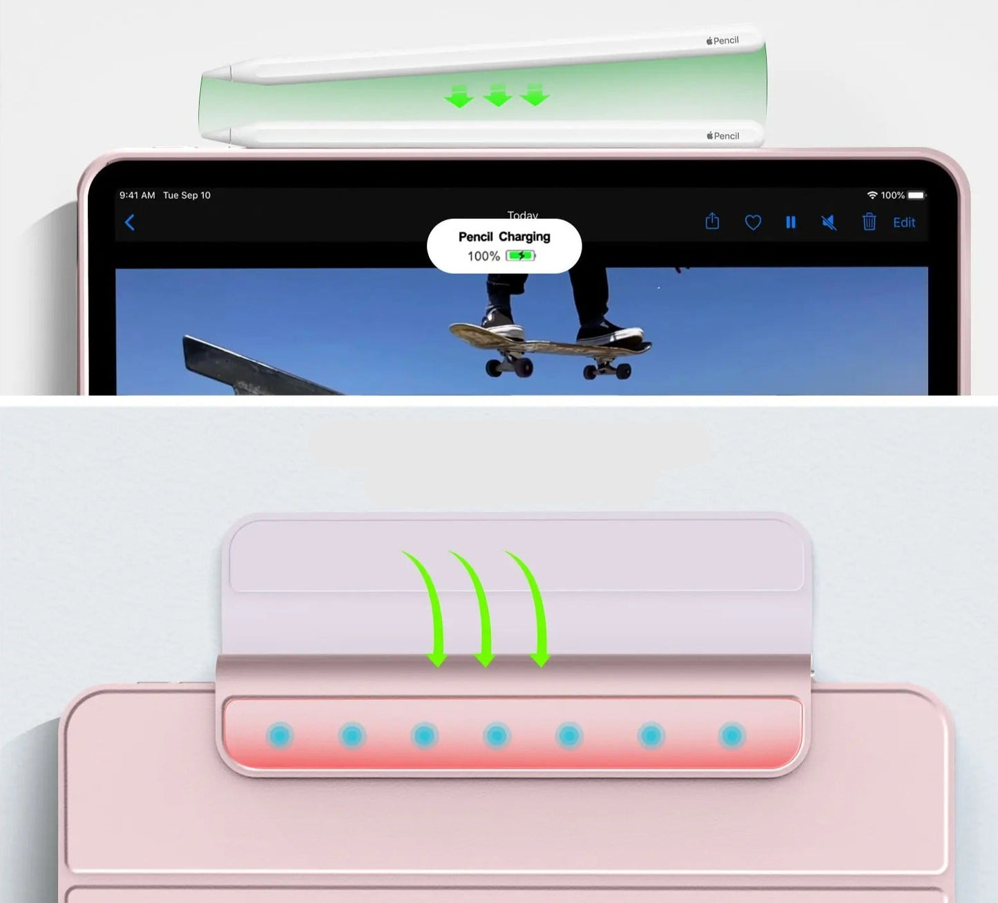 Étui pivotant à 360° pour iPad