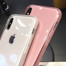 Charger l'image dans la galerie, Coque de Téléphone Transparente Antichoc Colorée – Protection TPU pour iPhone