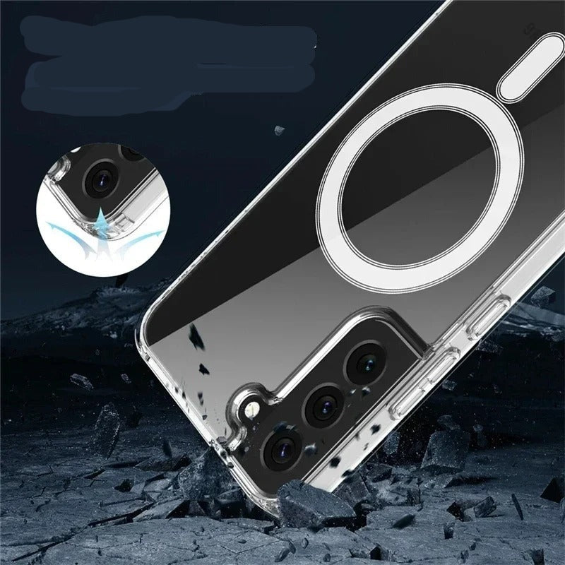 Coque Transparente MagSafe pour Samsung série S24