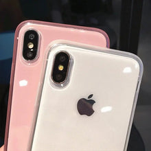 Charger l'image dans la galerie, Coque de Téléphone Transparente Antichoc Colorée – Protection TPU pour iPhone