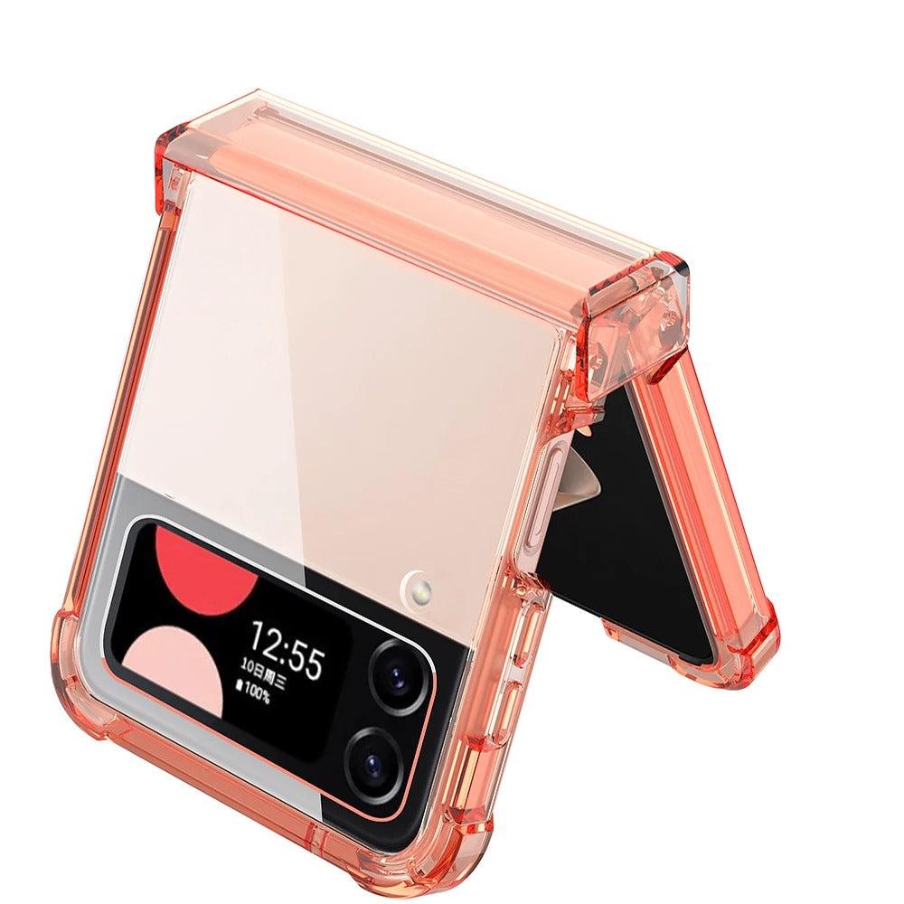 Coque avec Charge Sans Fil MagSafe pour Samsung Galaxy Z Flip 5/4/3 – Protection Antichoc et Charnière Colorée