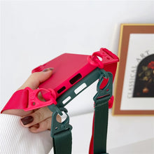 Charger l'image dans la galerie, Coque en Silicone avec Bandoulière pour Samsung