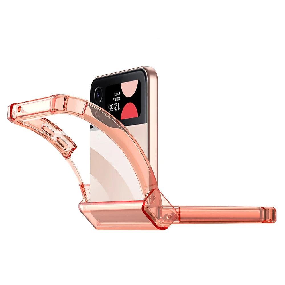 Coque avec Charge Sans Fil MagSafe pour Samsung Galaxy Z Flip 5/4/3 – Protection Antichoc et Charnière Colorée