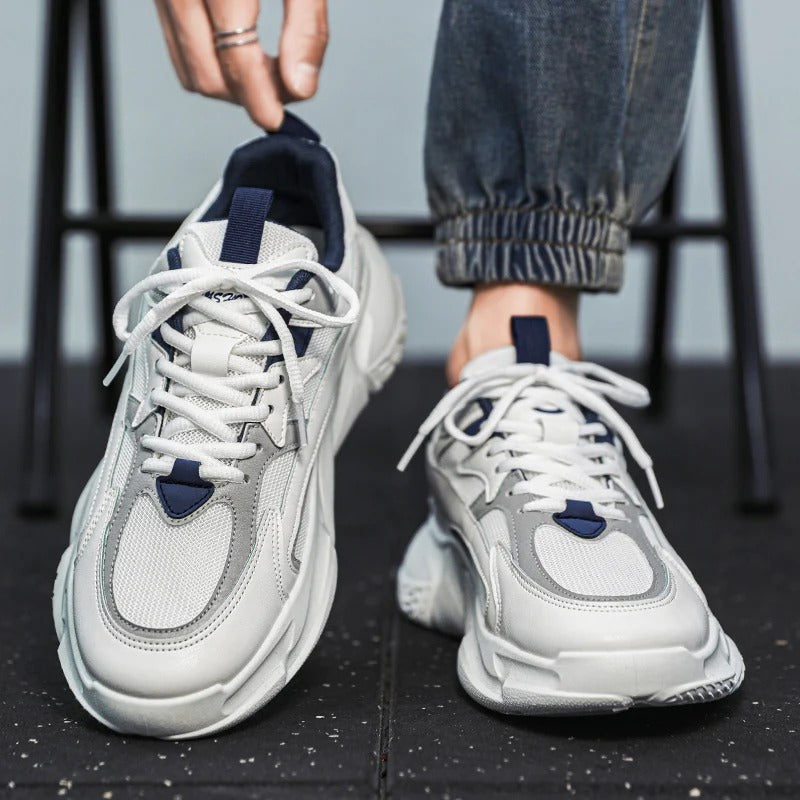 Chaussures de Sport Décontractées Respirantes à Lacets en Maille pour Hommes