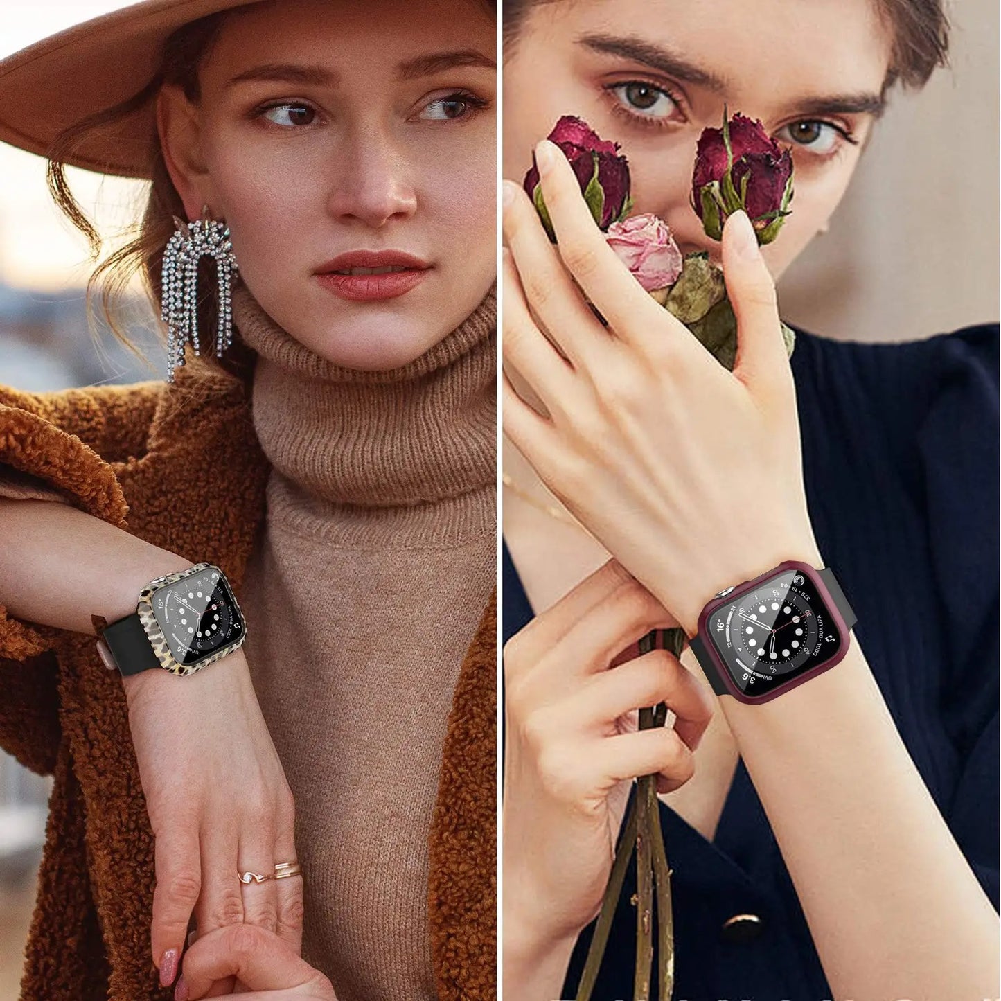 Coque de protection d'écran pour Apple Watch