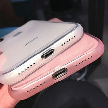 Charger l'image dans la galerie, Coque de Téléphone Transparente Antichoc Colorée – Protection TPU pour iPhone